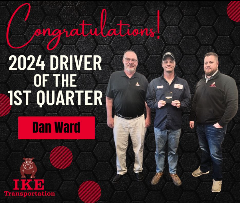 IKE Driver Of The 1st Quarter 2024 – Dan Ward